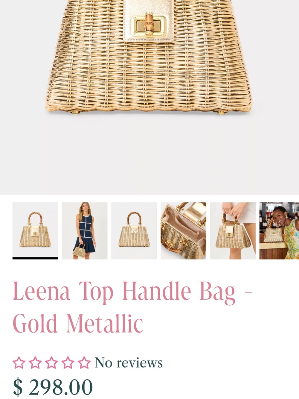 Lily Pulitzer Leena Top Handle Bag